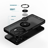 Coque pour Infinix SPARK 10 Pro Hot 20 30 Fundas Celular Ring Metal Magnetic Stand Phone Case pour Tecno Spark 9 Pro 20 Pro Plus