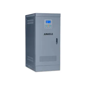 อัจฉริยะสามเฟสควบคุมแรงดันไฟฟ้า100/150/200 KVA 380V จอแสดงผลดิจิตอลราคาโรงงานพลังงานสูงด้วยพลังงานสนับสนุน