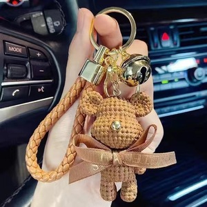 Portachiavi Orsetto in Peluche Corto Stile Nordico Creativo, Accessorio Borsa alla Moda, Anello Portachiavi Auto per Neonati 0-24 Mesi, 31cm-50cm, Ingrosso - Product Image 4