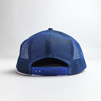 En stock – Casquettes Snapback 5 panneaux unies, personnalisables, ajustables, respirantes, unisexe, style Hip Hop, type Trucker – Vente en gros