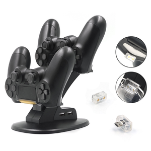 Estação de carregamento com suporte para carregador duplo <span class=keywords><strong>PS4</strong></span>/Slim/Pro, controlador de carregador, estação de acoplamento de carregamento - Product Image 3
