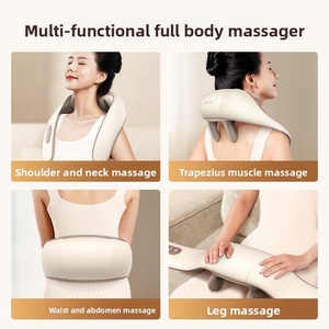 Masseur d'épaules et de cou VTT chauffant et vibrant, rechargeable, type châle, pour la colonne cervicale, direct usine - Product Image 2