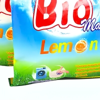 Détergent à lessive en poudre BIOMAX écologique pour l'Afrique, haute mousse, parfum citron, lavage à la main et en machine, formule douce, 1 kg, Guangdong