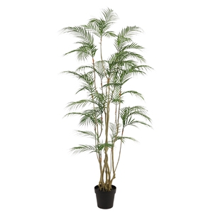120-200cm artificielle Fernleaf <span class=keywords><strong>haie</strong></span> <span class=keywords><strong>bambou</strong></span> en pot pour jardin maison bureau salle de bain décoration artificielle <span class=keywords><strong>bambou</strong></span> palmier - Product Image 2