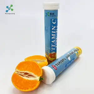 Mejor precio Suplemento sanitario Tableta de vitamina C 1000mg Zinc Vitamina D3 Tableta efervescente para soporte inmunológico