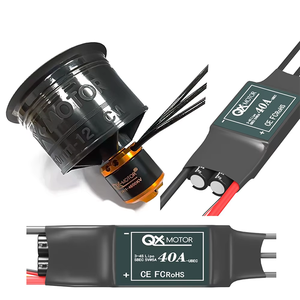 Ventilateur à canaux originaux <span class=keywords><strong>EDF</strong></span> 50MM à 12 pales QF2611 3300KV/4000KV/4600KV Moteur Brushless CW CCW avec ESC 40A pour avions RC - Product Image 6
