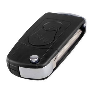 Clé de voiture pliable à distance modifiée à 2 boutons, coque de clé vierge non taillée pour <span class=keywords><strong>SsangYong</strong></span> Actyon <span class=keywords><strong>Kyron</strong></span> Rexton - Product Image 3