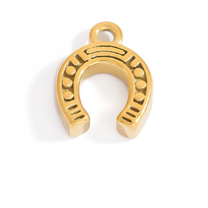 Dijes de Acero Inoxidable en Color Oro de 18K, Accesorios de Joyería DIY, Forma de Animal, Colgantes Unisex para Regalo - Product Image 3