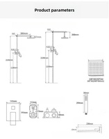 Set Shower Kamar Mandi Tersembunyi Model Eropa Modern, Chrome, Rainfall, Terpasang di Dinding, Bahan Kuningan, Laris Manis
