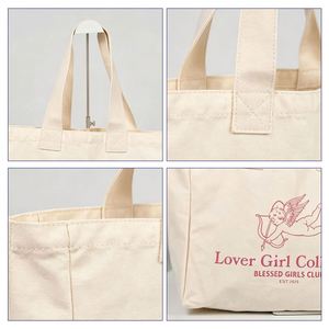 Sac fourre-tout en toile robuste avec poignées renforcées en sangle, fond extensible à soufflet, vierge pour logo personnalisé, cadeau promotionnel - Product Image 2