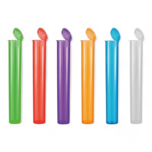 <strong>Custom</strong> Logo Label Durable Child-Resistant Lid Packaging Paper <strong>Roll</strong> Tubes Made of PP Plastic for Water and Food Use - Product Image 2