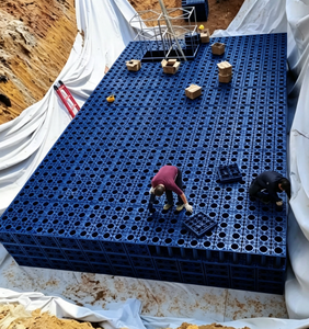 Module de récupération d'eau de pluie assemblé, creux, à emboîtement, avec cuve de 500 mm d'épaisseur, à <span class=keywords><strong>prix</strong></span> abordable - Product Image 5