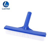 Brosse de nettoyage murale pour piscine LanVol, 10 pouces, vente en gros d'usine, pour le nettoyage des murs de piscine, des spas et des parcs aquatiques