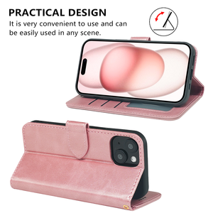 Étuis en Cuir pour Samsung <span class=keywords><strong>Galaxy</strong></span> S24 Ultra S23 FE S22 S21 S20 S10 S9, Housse de Téléphone à Rabat Magnétique d'Affaires avec <span class=keywords><strong>Protection</strong></span> - Product Image 3