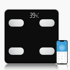 Vücut analizi App kalori vücut yağ ile 180kg elektronik akıllı ölçek tartı vücut kompozisyonu monitör