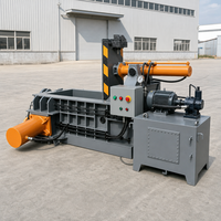 Mesin Press Baler Hidrolik Horizontal 125 Ton untuk Logam Bekas, Serpihan Logam, Kaleng Aluminium, dan Tembaga