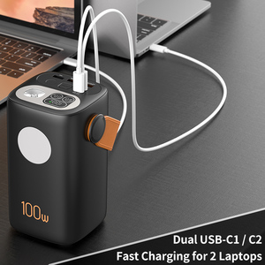 <span class=keywords><strong>Meilleures</strong></span> Ventes Batterie Externe Portable Haute Capacité 60000 mAh PD 100W pour Ordinateur Portable Recharge Rapide avec Double Lumière LED pour Camping - Product Image 3
