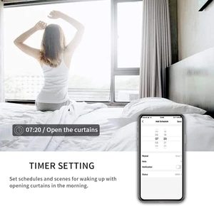 Bingoelec ม่านอัจฉริยะสำหรับหน้าต่างบ้านหน้าต่างแบบสัมผัส2000วัตต์ม้วนชัตเตอร์ได้จาก WiFi - Product Image 3