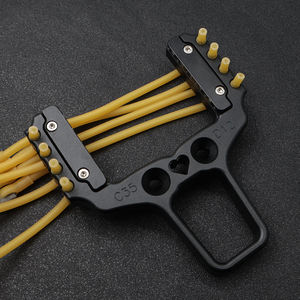 Slingshot <span class=keywords><strong>de</strong></span> <span class=keywords><strong>chasse</strong></span> Piaoyu, accessoire <span class=keywords><strong>de</strong></span> <span class=keywords><strong>chasse</strong></span>, tête <span class=keywords><strong>de</strong></span> slingshot en alliage <span class=keywords><strong>d</strong></span>'aluminium 7075 avec ressort intégré pour la <span class=keywords><strong>chasse</strong></span> en plein air - Product Image 6