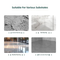 Résine époxy auto-nivelante antidérapante avec sable coloré, revêtement de sol haute dureté, peinture pour meubles, application au pinceau pour garage et atelier