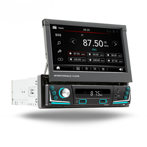 7 "1din HD tự động có thể thu vào màn hình xe đa phương tiện Player Movie Stereo <span class=keywords><strong>FM</strong></span> USB BT gương liên kết indash xe <span class=keywords><strong>MP5</strong></span> đài phát thanh - Product Image 1