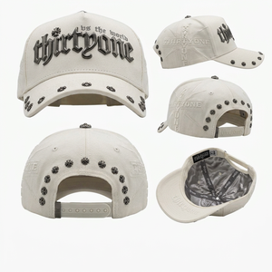 Gorras de Béisbol de 5 Paneles de Terciopelo con Bordado 3D Personalizado |   Gorras Deportivas Unisex de Algodón con Pedrería de Lujo, Marca DX - Product Image 4