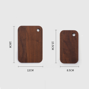 Mini bloc à découper extérieur en bois de noyer Sushi <span class=keywords><strong>planche</strong></span> à découper alimentaire suspendue - Product Image 6