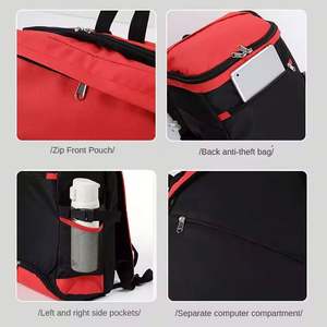 Mochila Deportiva Impermeable Antirrobo con Logotipo Personalizado, Gran Capacidad, Multifuncional para Baloncesto, Bádminton y Zapatos - Product Image 4