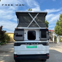 Mini-caravane hybride directement de l'usine pour le camping tout-terrain, petite maison pliante, camion-camping-car