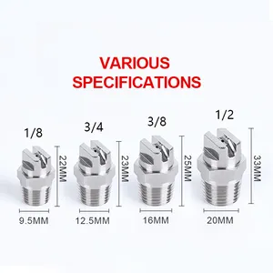 BYCO 304SS 낮은 가격 고압 Antidrip 1/8 오리피스 노즐