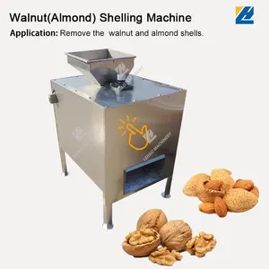 Professional Crushed Walnut Shells Machine Nut Cracker Walnut Opener Pacan Sheller Husk Removing Machine Supplier