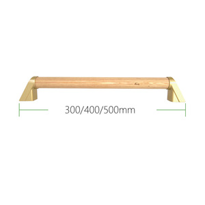 เซ็น มิซูกิราวจับไม้เนื้อแข็ง 300/400/500 มม. ราวจับกันลื่นเพื่อความปลอดภัยในห้องน้ำ ด้ามจับเดี่ยว เหมาะสำหรับผู้สูงอายุ - Product Image 1