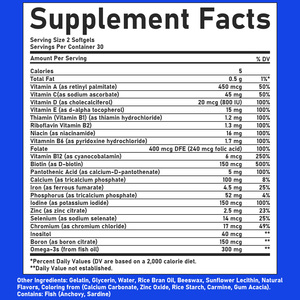 Cápsulas Blandas Multivitamínicas Diarias para Mujeres de Alta Calidad OEM, Apoyo Inmunológico, Energía y Cuidado del Cabello, Piel y Uñas - Product Image 6