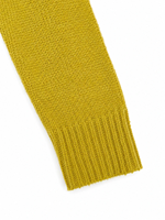 Cardigan en tricot respirant à col coloré et boutons, manches longues, style preppy, pour femme (personnalisable)