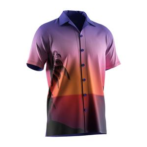 Camisa Hawaiana Vintage 2025 con Estampado Personalizado para Hombre, de Secado Rápido, con Botones, Diseño Floral, para Playa, Transpirable, Antiarrugas, ODM - Product Image 3