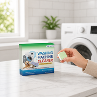 Tablettes de détergent écologiques pour lave-linge 30-50% pour éliminer les odeurs, le calcaire et nettoyer en profondeur