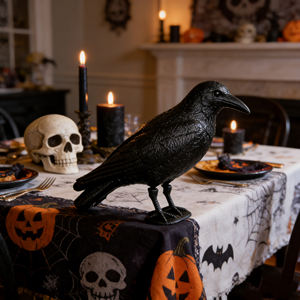 Offre Spéciale : Leurre réaliste en plumes de corbeau noir pour la chasse en extérieur, léger et résistant à l'eau en PE - Product Image 5