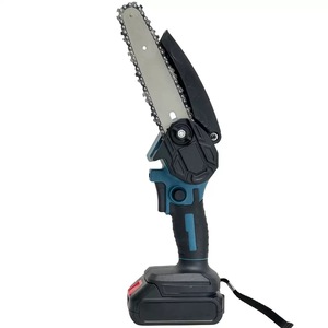 Tronçonneuse professionnelle sans fil de 8 pouces, alimentée par batterie, mini-scie électrique à faible vibration pour l'élagage des arbres de jardin et le bricolage - Product Image 3