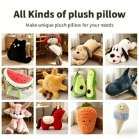 Peluche personnalisée mignonne Shiba Inu Corgi en coton, poupée en peluche douce avec rembourrage en PP, oreiller chien mignon en polyester, fabricant OEM
