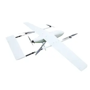 Helikopter Remote Control Drone Uav Vtol, sistem kompak jarak jauh, helikopter Remote Control kendali jarak jauh dengan sayap tetap, Drone Uav