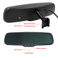 Londintech Monitor Spion Mobil 7.5 Inch Layar AHD No1 Bracket Kotak Sekring AHD 1080P Kamera Mundur Kit Kamera Parkir