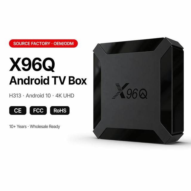 X96Q Android OTT TV Box Custom Firmware OTA Update Wholesale OEM Smart TV Box X96Q PRO Set-Top Box