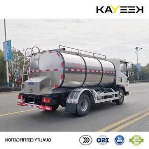 Nuevo Camión <span class=keywords><strong>Cisterna</strong></span> para Leche de <span class=keywords><strong>5000</strong></span> <span class=keywords><strong>Litros</strong></span>, Tanque de Transporte Refrigerado de Acero Inoxidable 304 a Buen Precio - Product Image 4