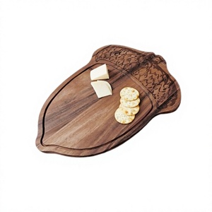Planche en bois de conception avantageuse pour le fromage, les fruits et légumes coupant la vaisselle d'utilisation coupant la planche à fromage - Product Image 1