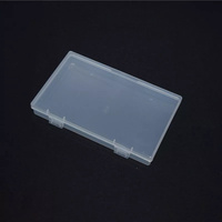 Mallette de rangement en plastique PP multifonction Rectangle organisateur de bureau transparent en plastique PP style américain 70g autres boîtes de rangement