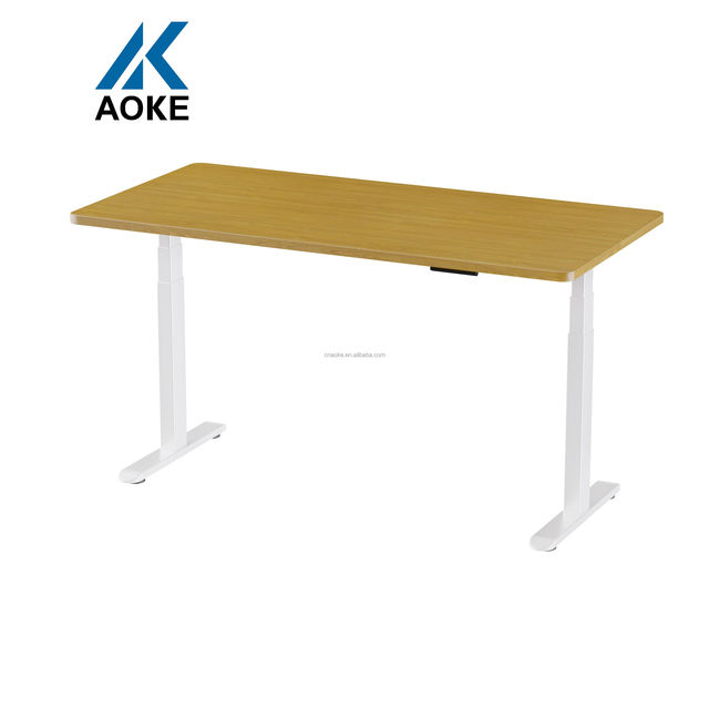 Modern Ergonomics Black & White Glass Work Table Adjustable Height Home Study & School Desk with Iron Frame for Office Use