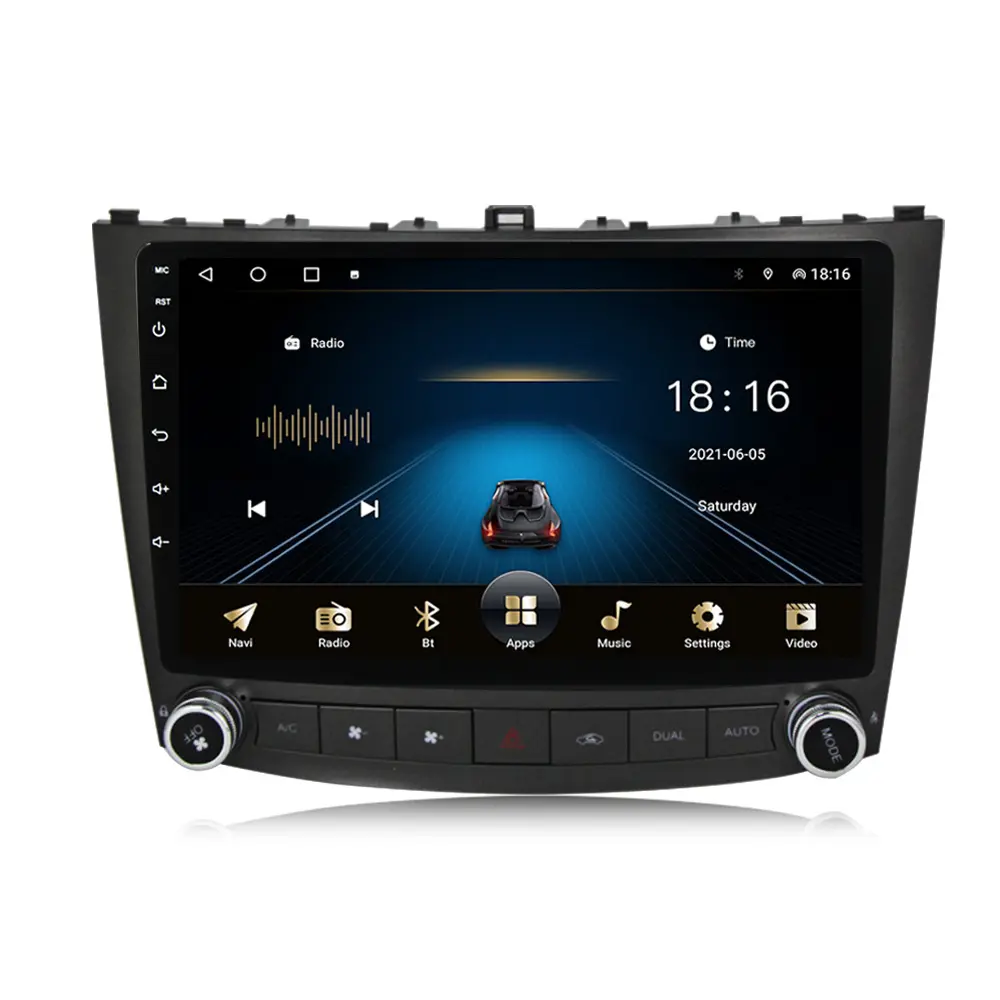 2din Android 10.0 8コアカーマルチメディアプレーヤーGPSナビゲーションLexusIS 250 IS300 IS200 IS220 IS350 2005-2012 dsp 48eqステレオ用
