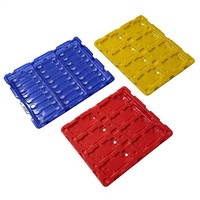 Plateau de transport thermoformé en PET rouge opaque, multi-compartiments, pour le stockage de composants électroniques, taille et épaisseur personnalisées