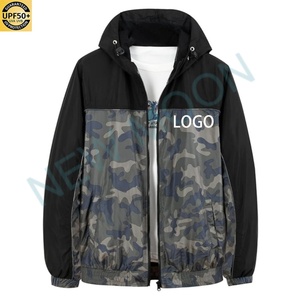 Custom Blank <b>Thin</b> Nylon Retro Vintage <b>Jacket</b> Pullover Hoodie UPF50+ <b>Waterproof</b> Windbreaker <b>Jacket</b> - Product Image 1