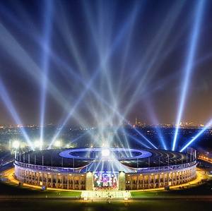 Luz de búsqueda de haz de cielo de larga distancia, 5000W, para espectáculo de construcción al aire libre, multicolor, con funda de carretera - Product Image 2